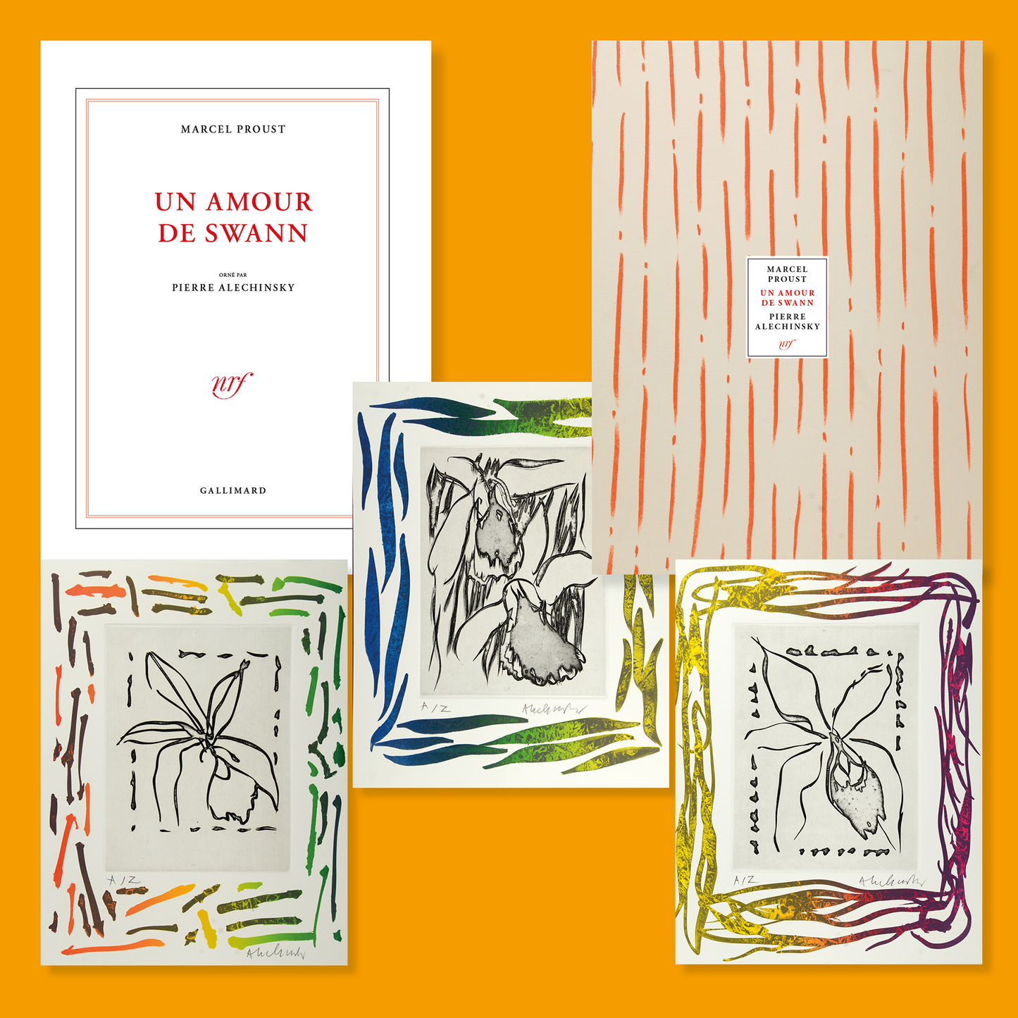 Un amour de Swann illustrated by Pierre Alechinsky