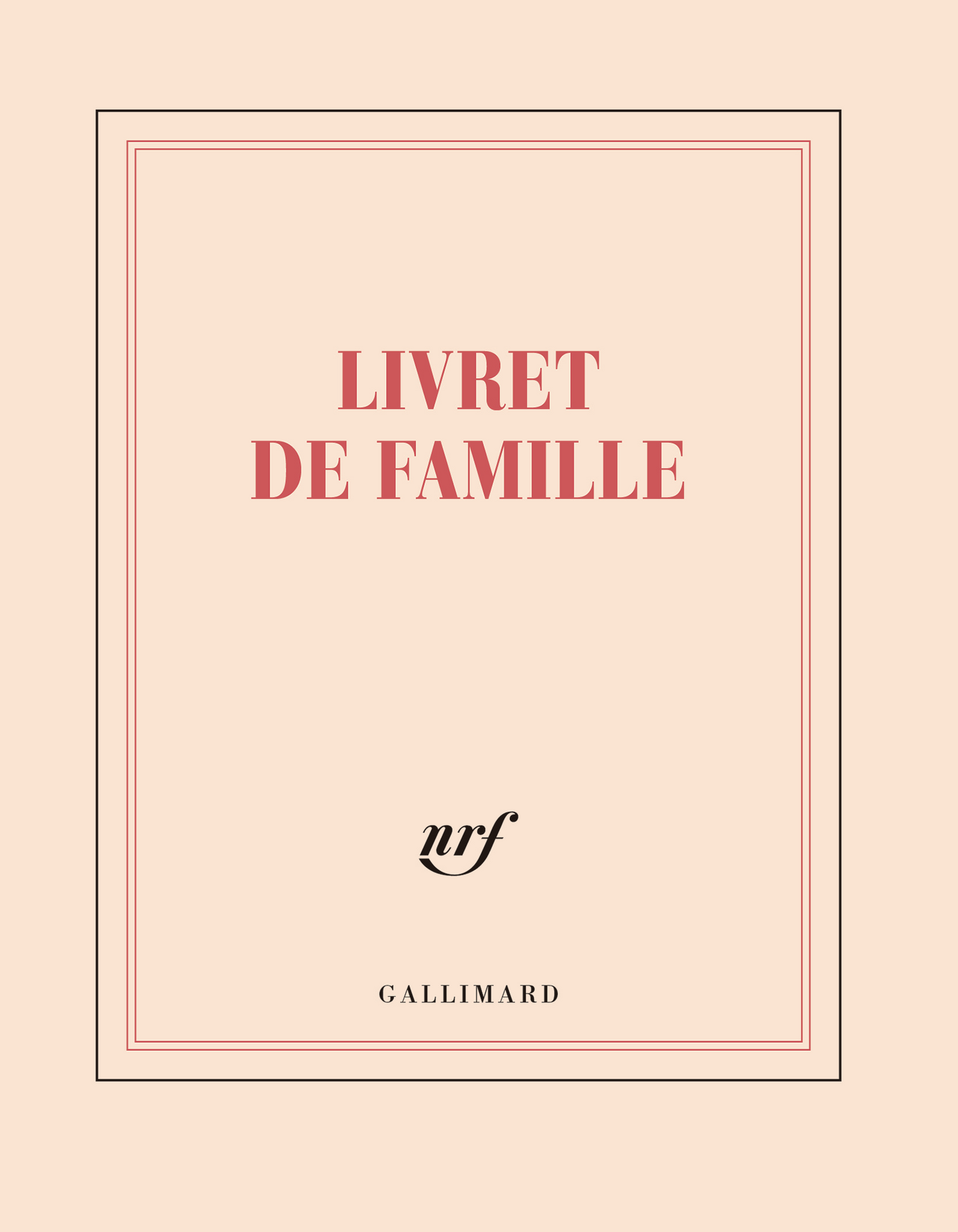 “Livret de famille” (square notebook)