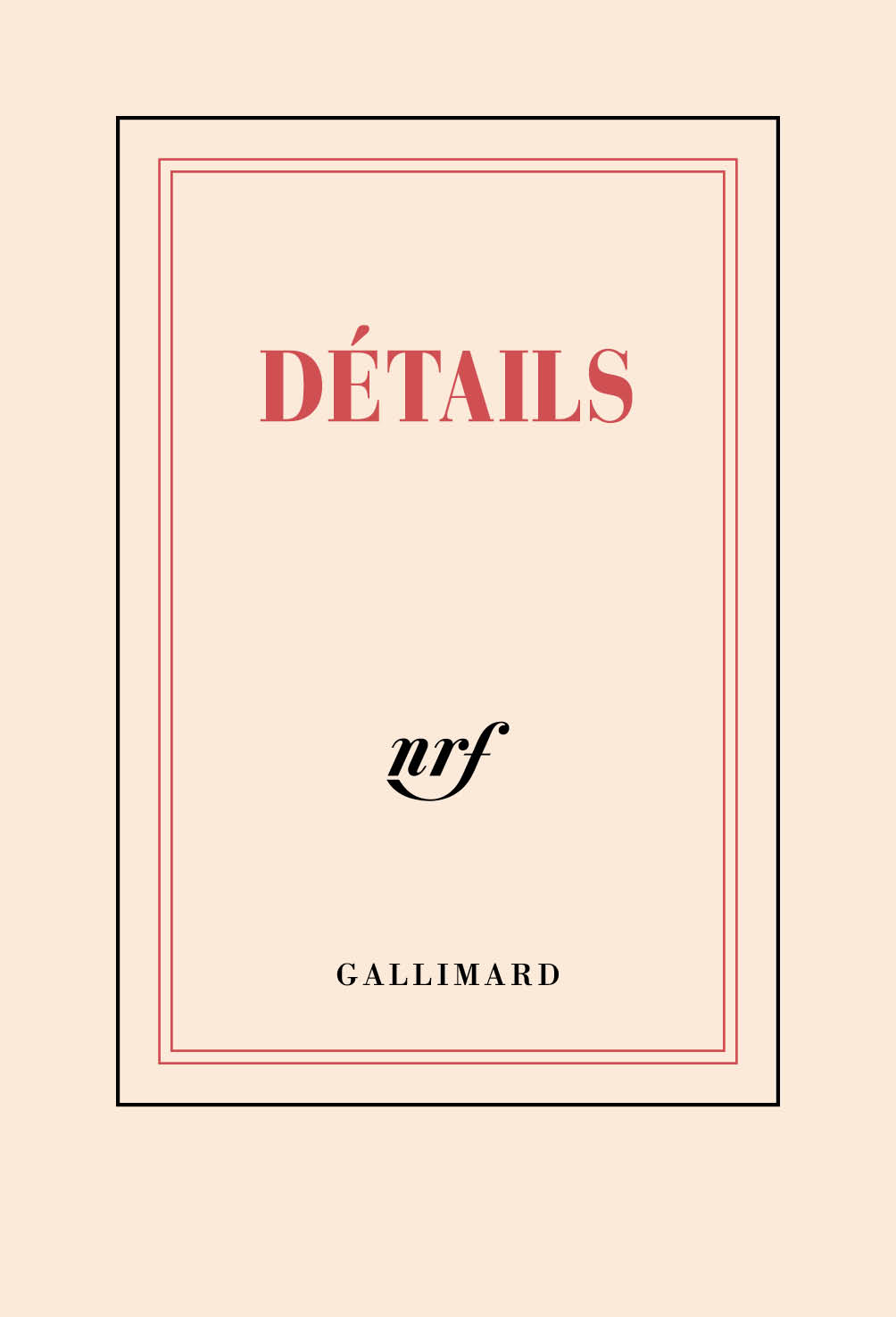 “Détails” (pocket notebook)