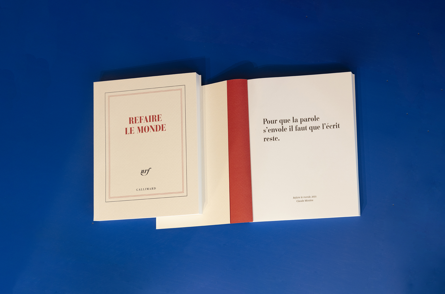 “Refaire le monde” (square notebook)
