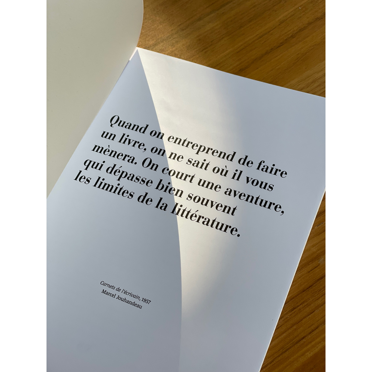 “Carnets de l'écrivain” (large format notebook)