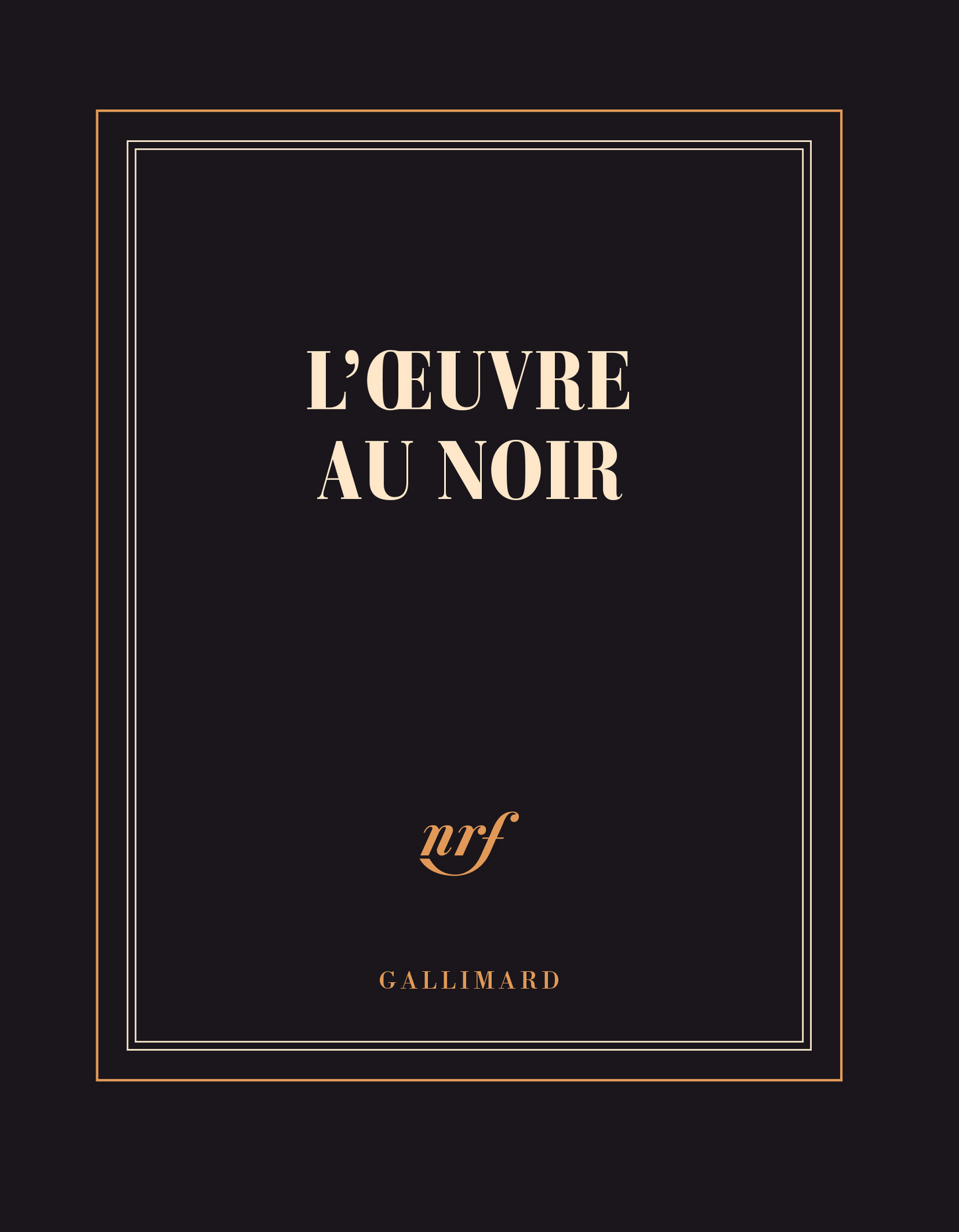 “L'œuvre au noir” (square notebook)