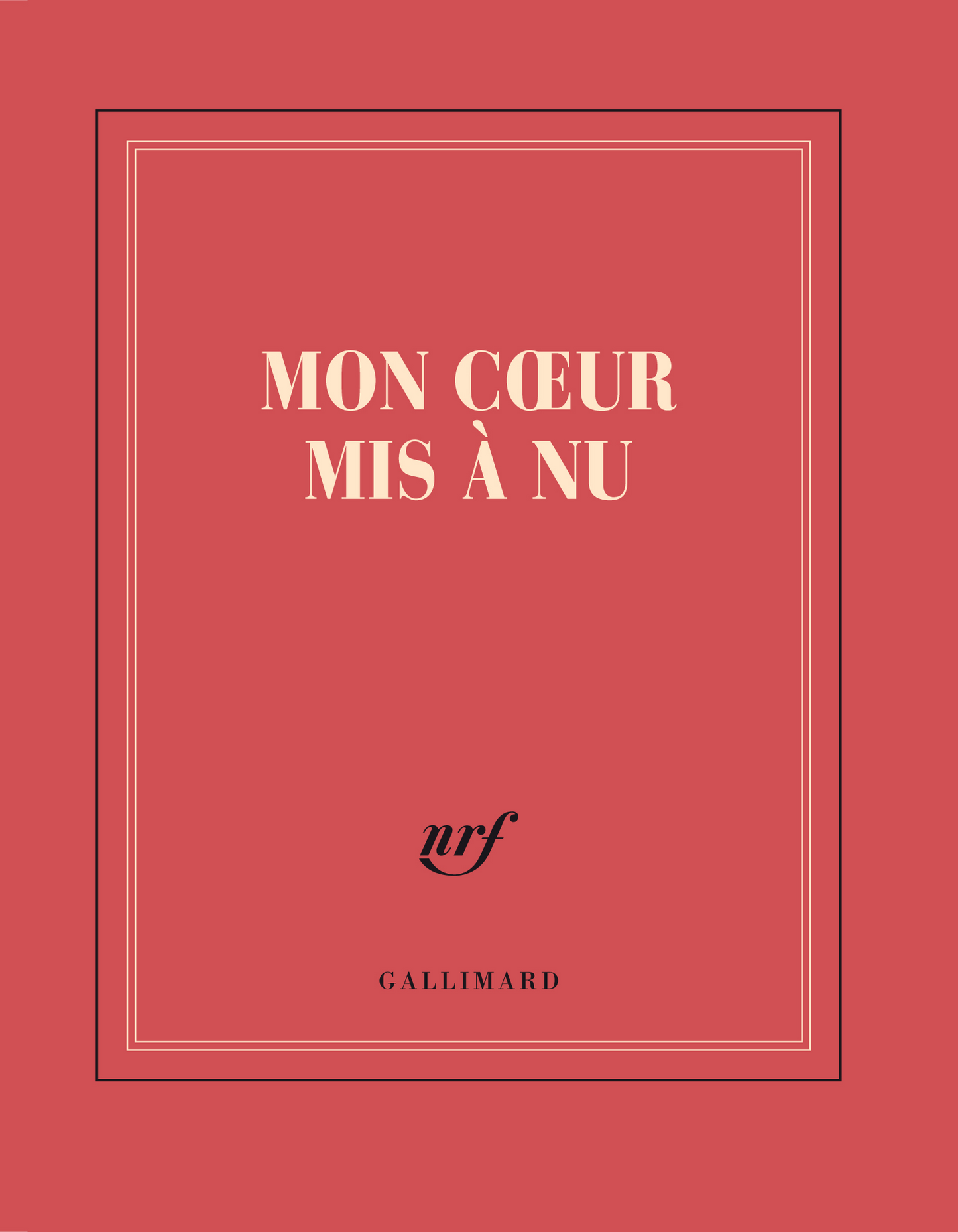 “Mon cœur mis à nu” (square notebook)