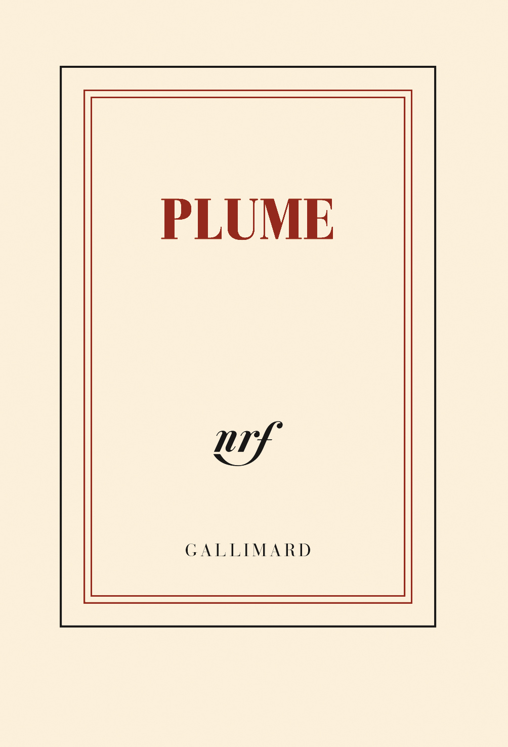 “Plume” (pocket notebook)