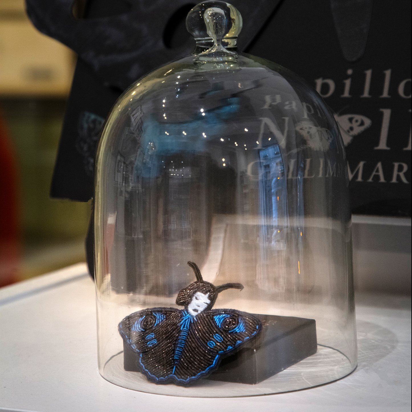 Broche Papillon Noir