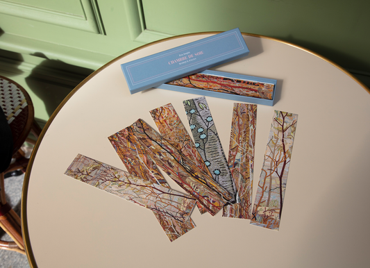 Coffret de marque-pages "Chambre de soie" par Eva Jospin (papeterie)