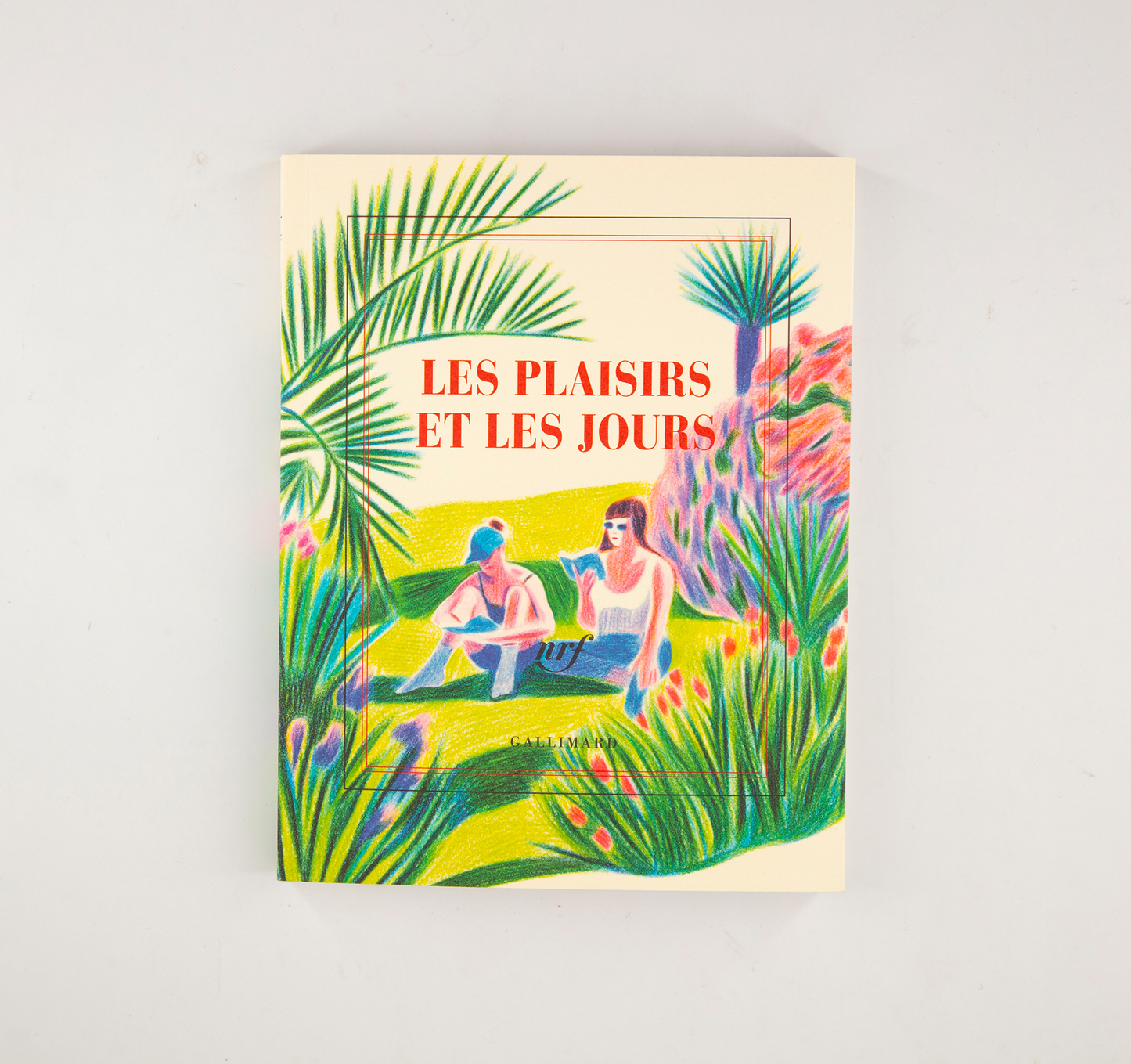 “Les plaisirs et les jours” (illustrated square notebook)
