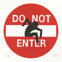 Clet "Do not enter", 2022