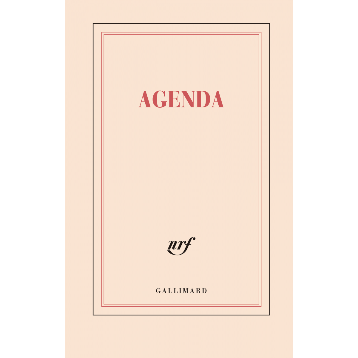 agenda littéraire gallimard papeterie 2024