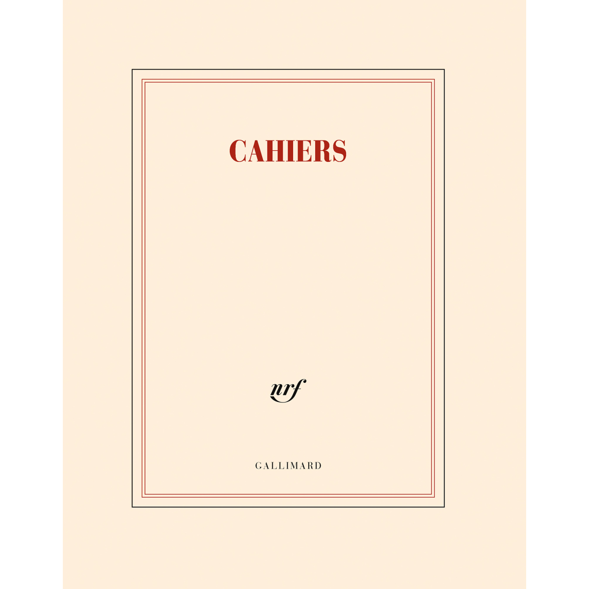 Cahiers » (cahier de papeterie) - Galerie Gallimard