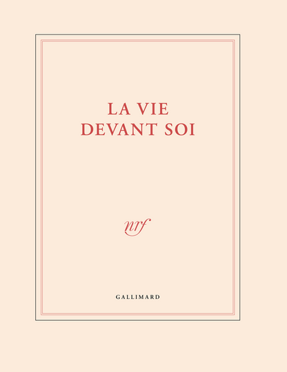 “La vie devant soi” (large notebook)
