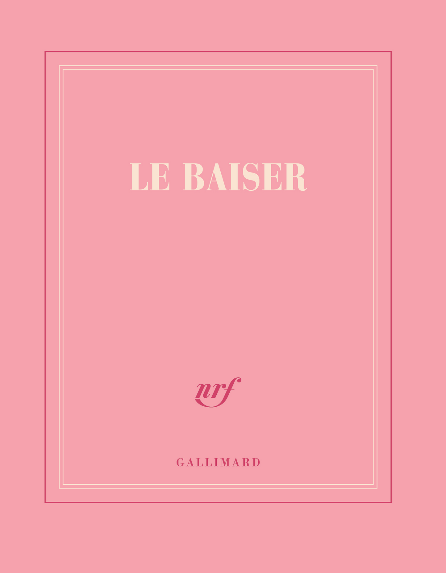 “Le baiser” (square notebook)