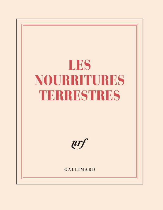 “Les nourritures terrestres” (square notebook)