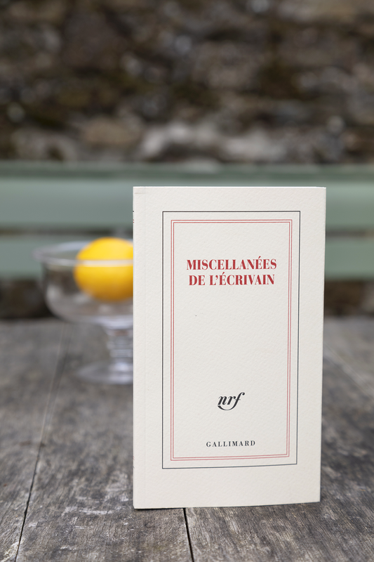 “Miscellanées de l'écrivain” (inspiration notebook)