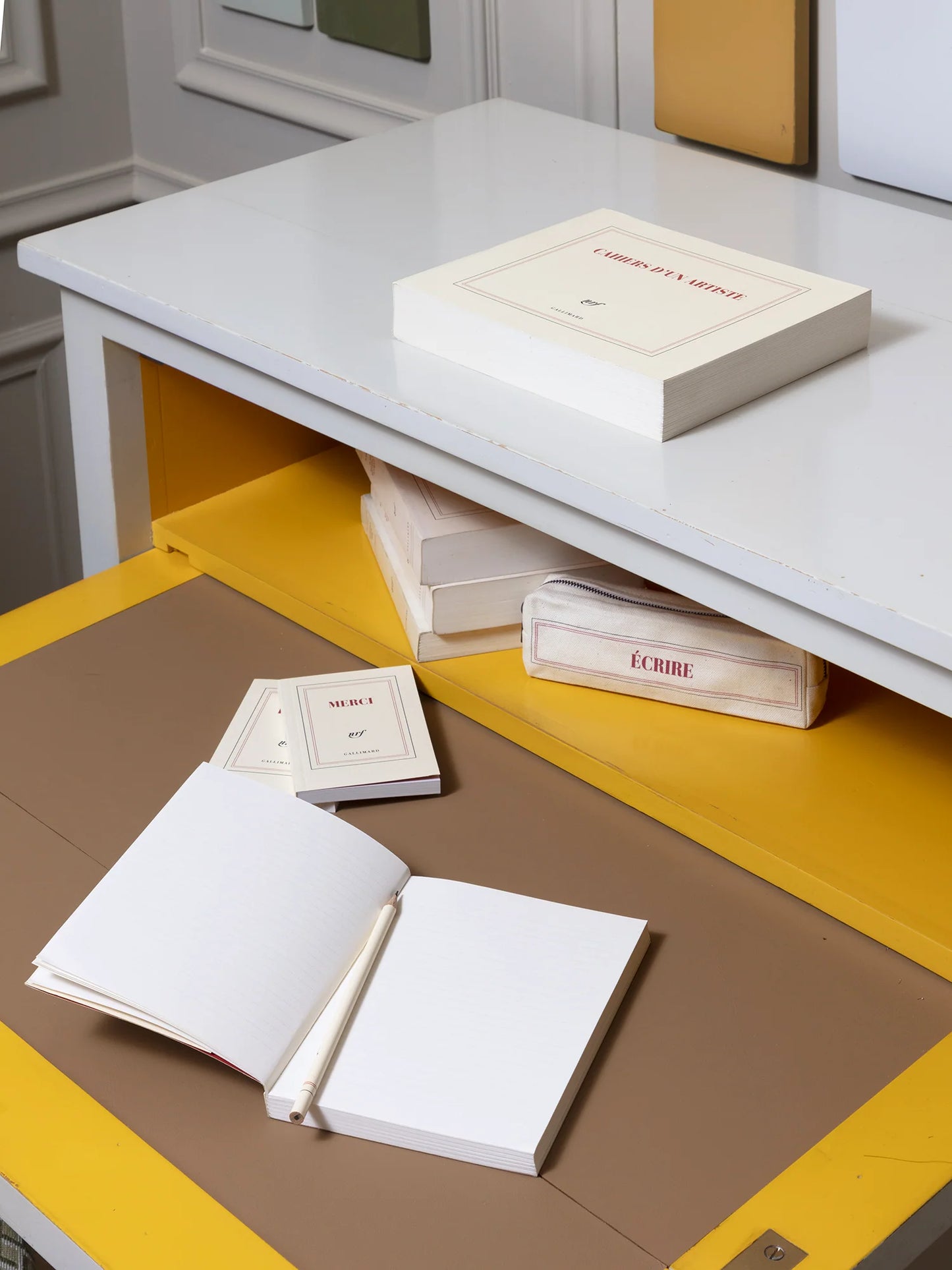 “Blanche ou l'oubli” (square notebook)