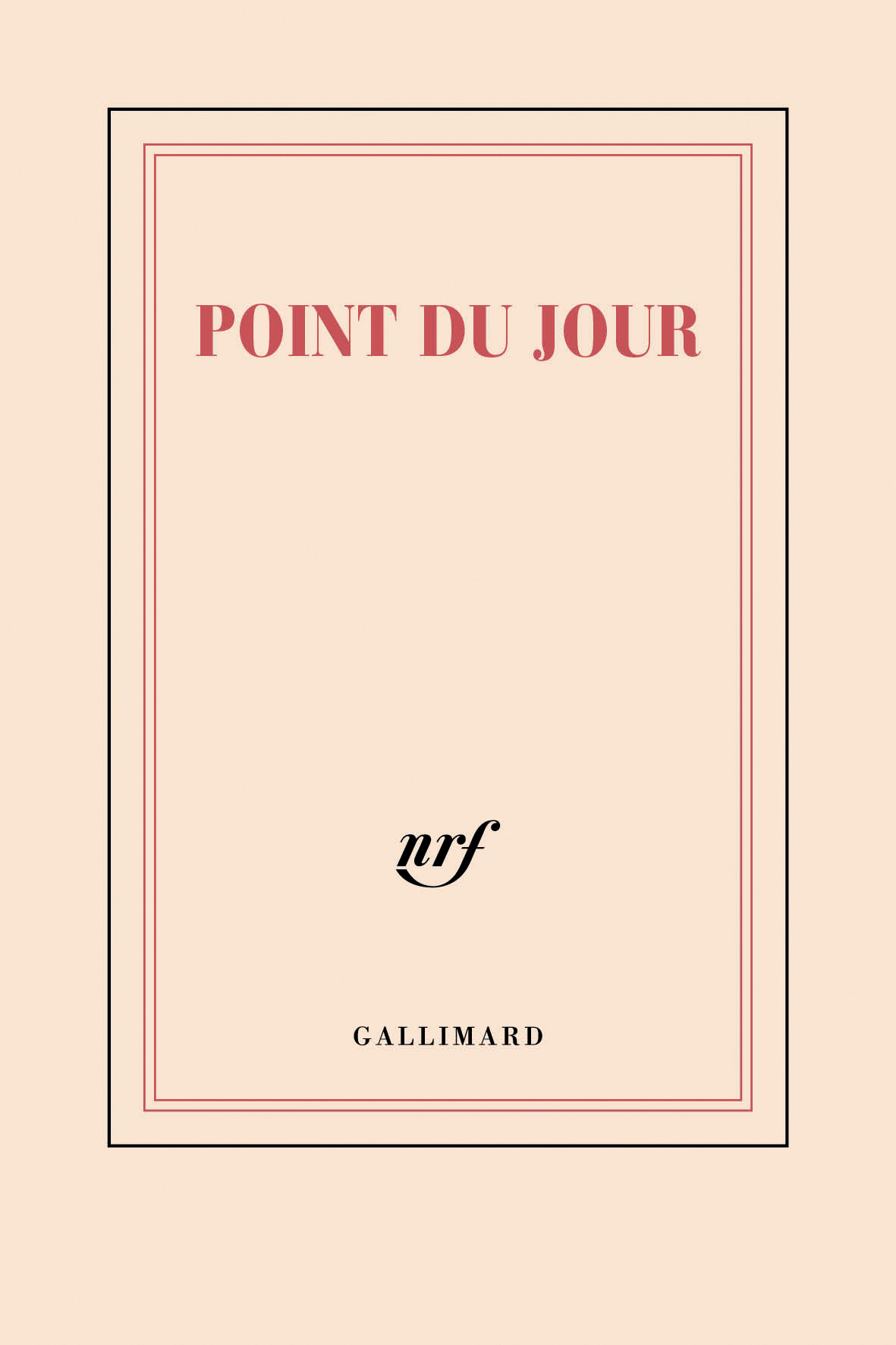 « Point du jour » (carnet de notes reporter)