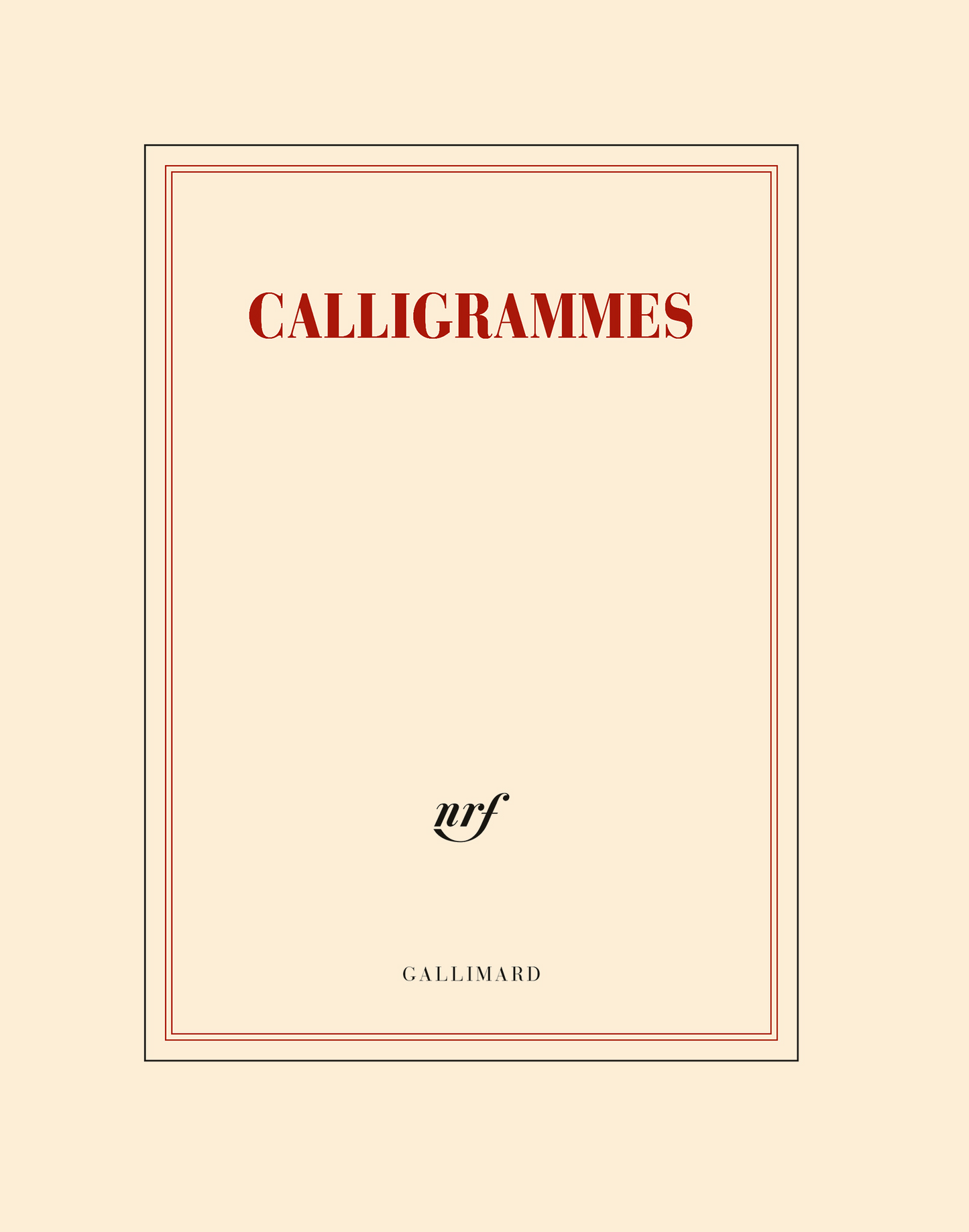 “Calligrammes” (notebook)