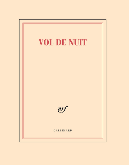 “Vol de nuit” (notebook)