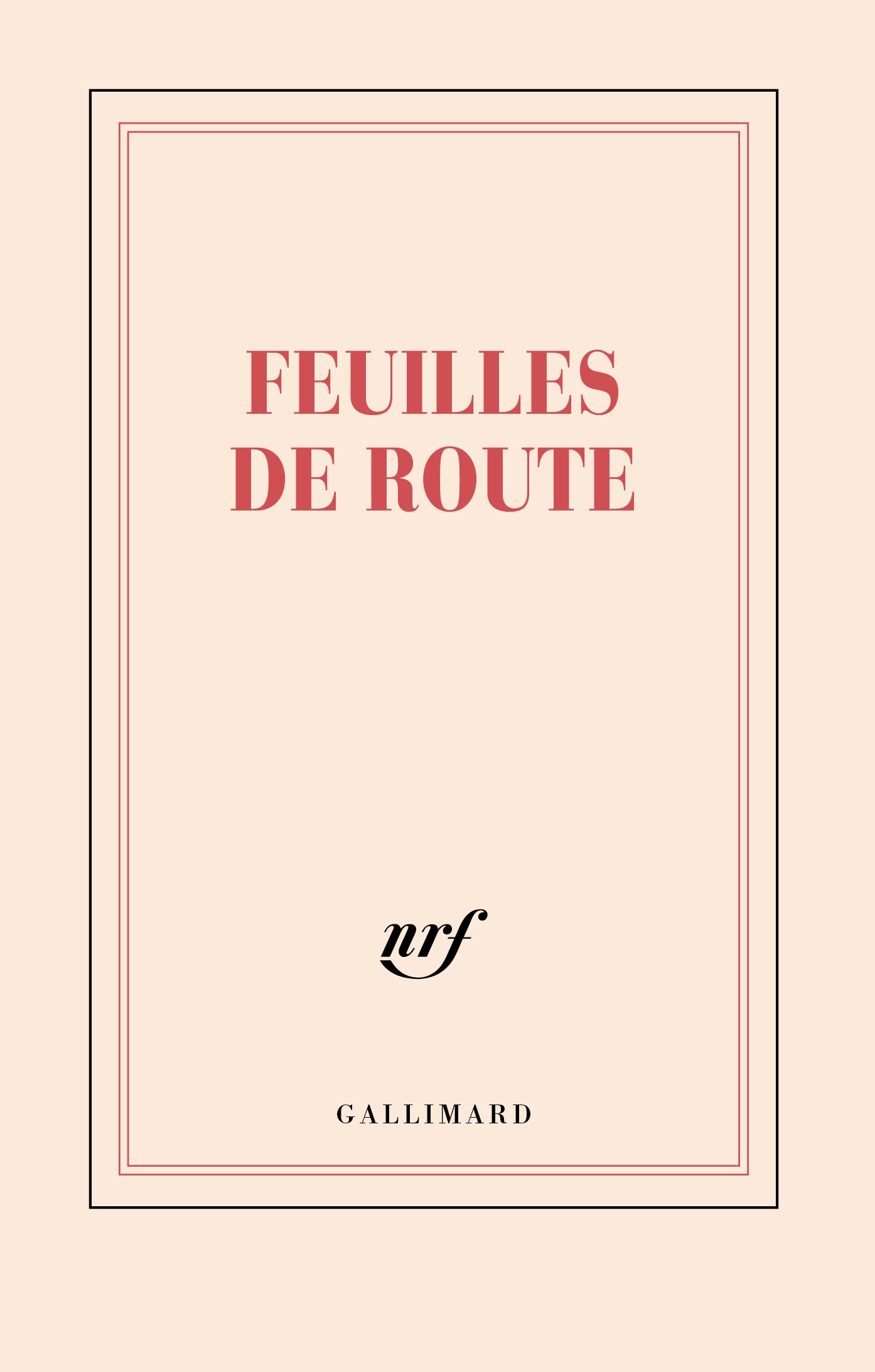 “Feuilles de route” (notebook)