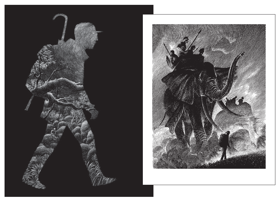 Sur les chemins noirs de Sylvain Tesson illustré par François Schuiten