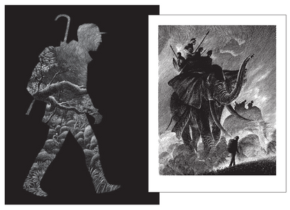 Sur les chemins noirs de Sylvain Tesson illustré par François Schuiten