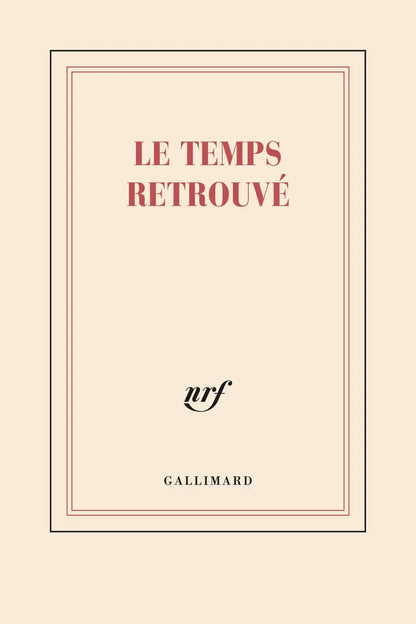 "Le temps retrouvé" (reporter's notebook)