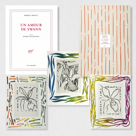 Edition limitée : Un amour de Swann de Marcel Proust orné par Pierre Alechinsky