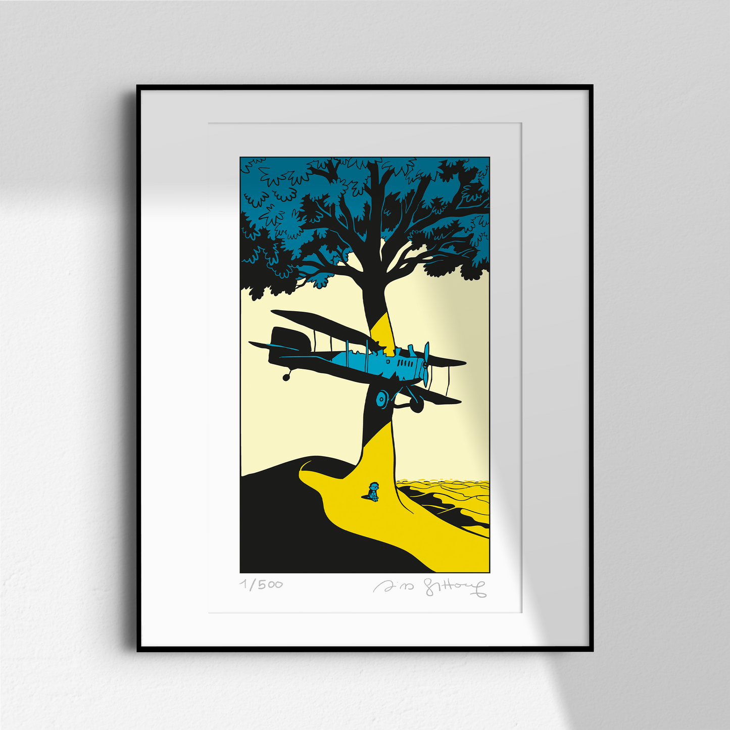 Riad Sattouf, “L'avion” (art print)