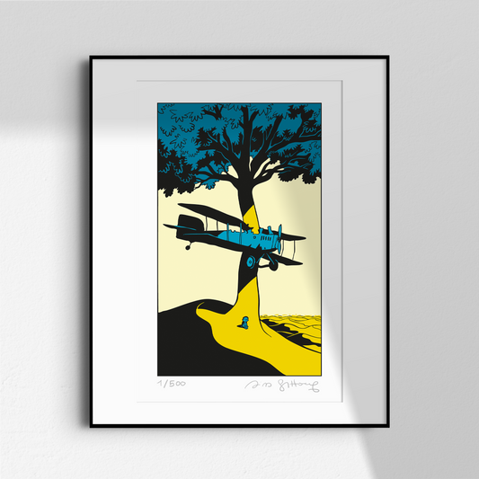 Riad Sattouf, “L'avion” (art print)