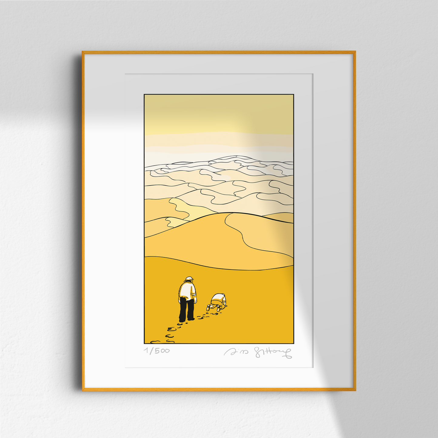 Riad Sattouf, “Le désert” (art print)