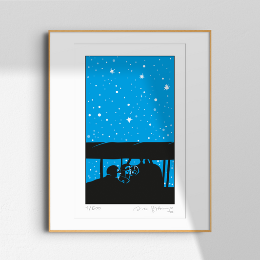Riad Sattouf, “Le vol” (art print)