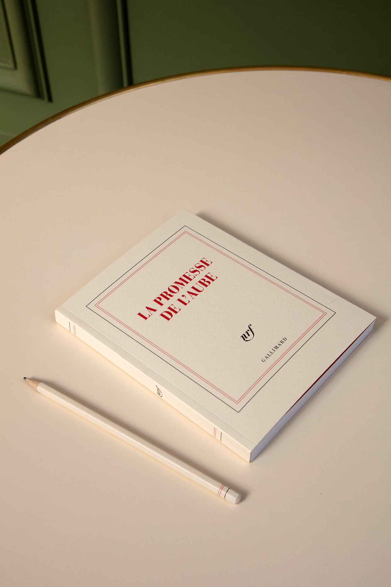 "La promesse de l'aube" (square notebook)