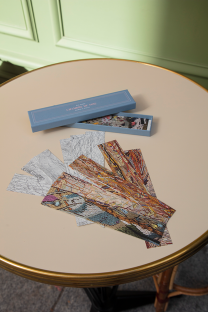 "Chambre de soie" bookmark set by Eva Jospin (stationery)
