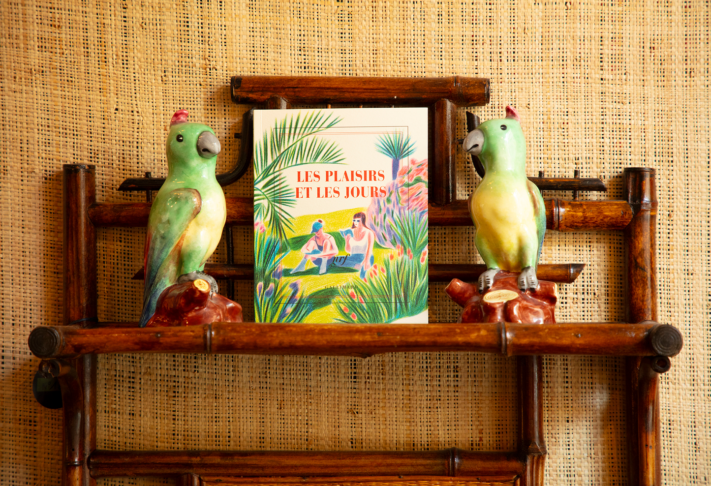 “Les plaisirs et les jours” (illustrated square notebook)