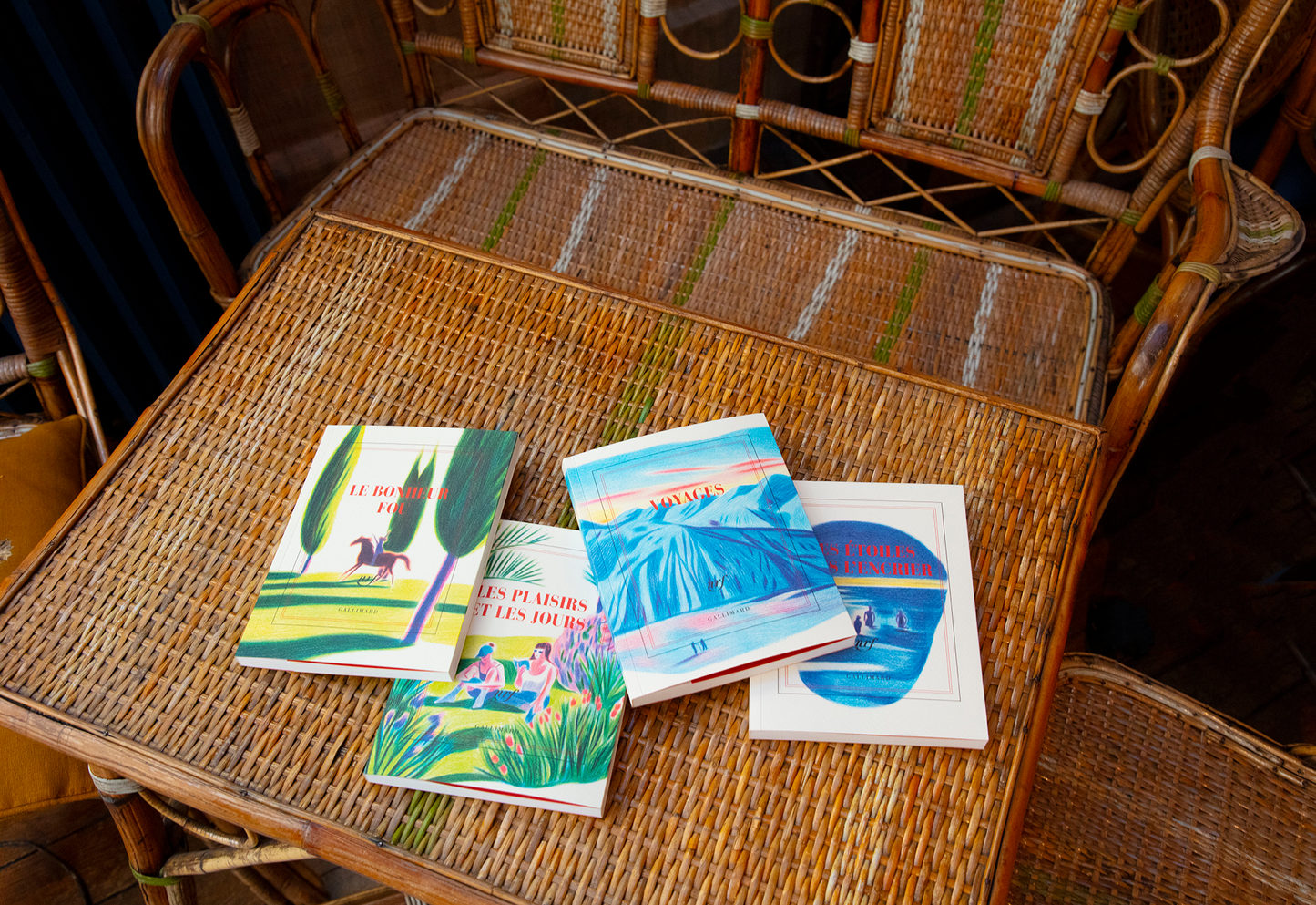 “Voyages” (illustrated square notebook)