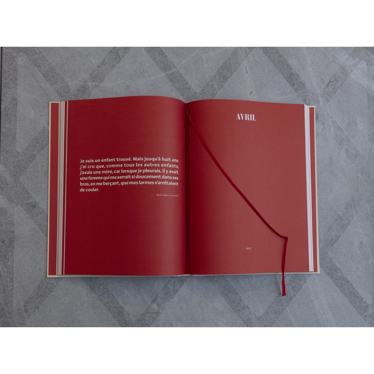 Literary diary September 2024 – December 2025 (large format)
